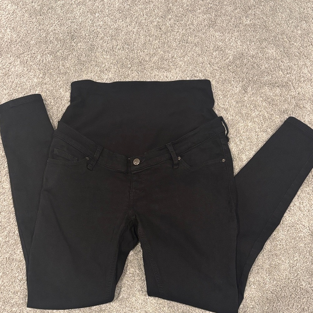 Topshop Black Maternity Pants
